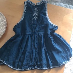 Boutique halter boho tank